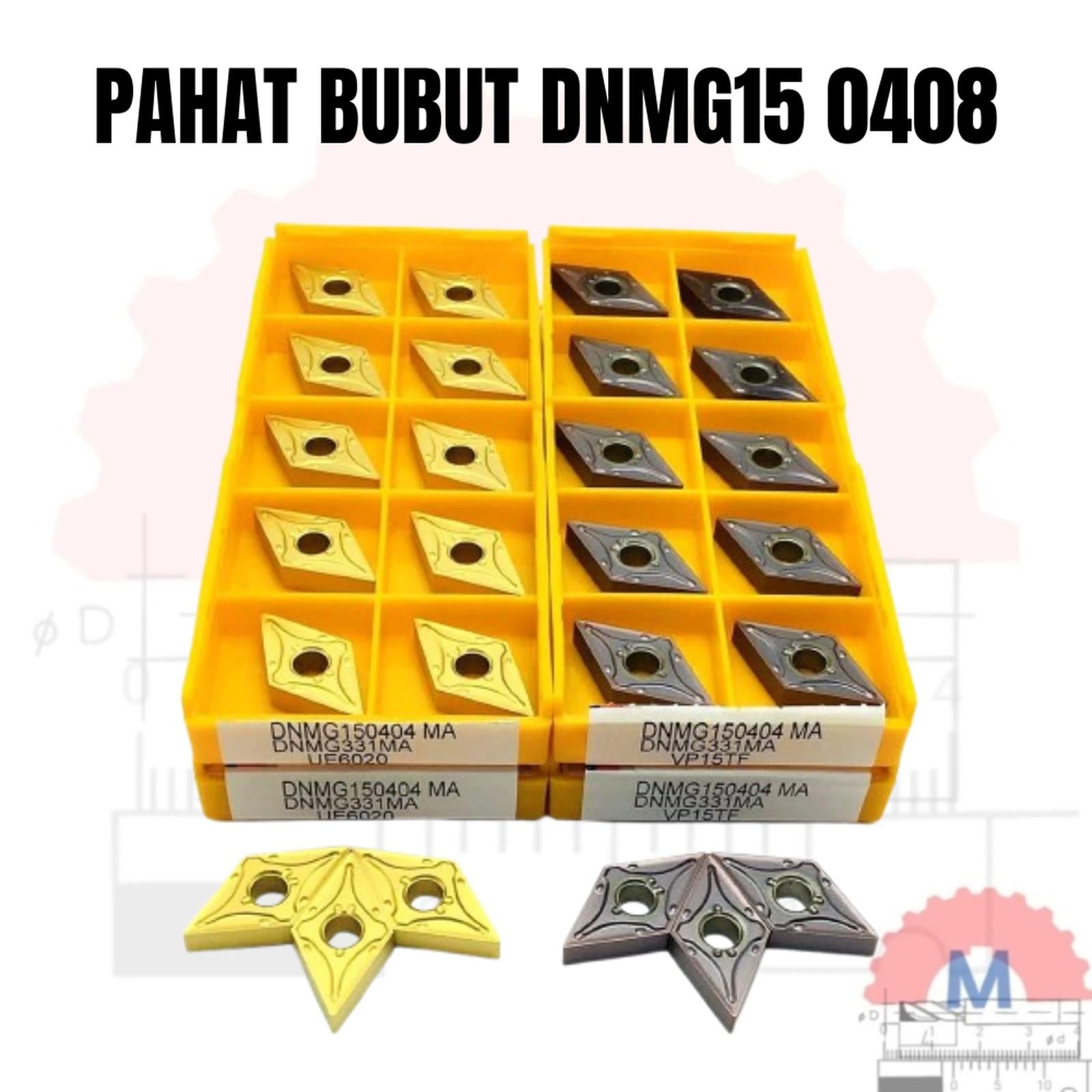 Insert Bubut Carbide DNMG1504 DNGA1504 Turning Insert