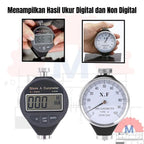 Durometer Shore Hardness Tester Alat Ukur Kekerasan Karet Plastik