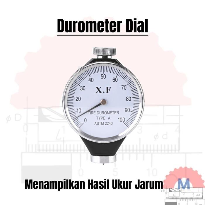 Durometer Shore Hardness Tester Alat Ukur Kekerasan Karet Plastik