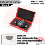 Durometer Shore Hardness Tester Alat Ukur Kekerasan Karet Plastik