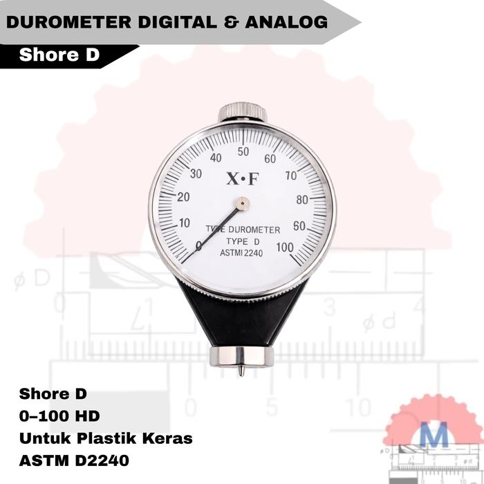 Durometer Shore Hardness Tester Alat Ukur Kekerasan Karet Plastik