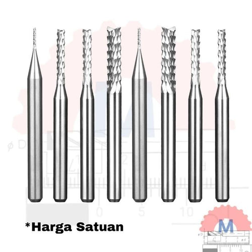 Corn End Mill Gerigi Shank 3.175mm CNC Router Engraving Bit