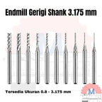 Corn End Mill Gerigi Shank 3.175mm CNC Router Engraving Bit