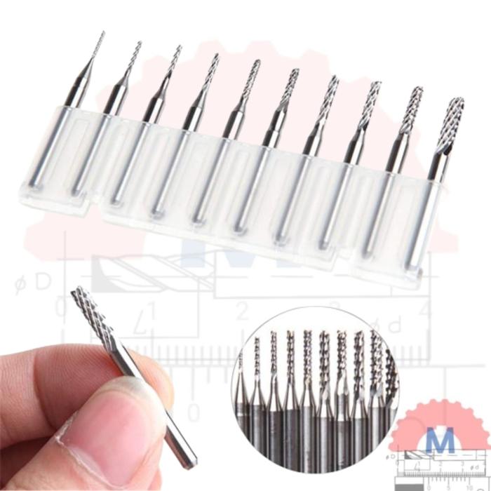 Corn End Mill Gerigi Shank 3.175mm CNC Router Engraving Bit