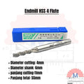HSS End Mill 4 Flute Milling Cutter HSS Endmill