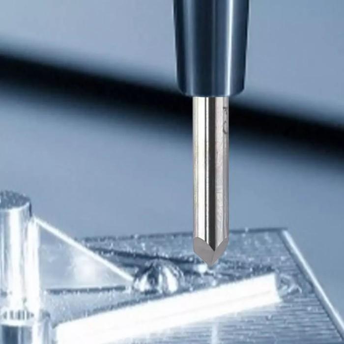 Mata Grafir V Bit Pyramid CNC Engraving Shank 3.175mm