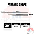 Mata Grafir V Bit Pyramid CNC Router Carbide Shank 4mm