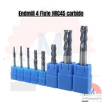 Endmill Carbide HRC45 4 Flute Milling Cutter
