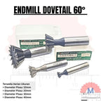Endmill Ekor Burung 60 Derajat End Mill dovetail groove