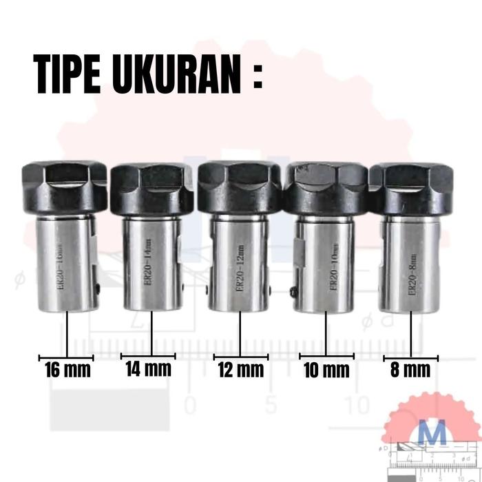 ER20A Collet Chuck Extension Rod Adapter