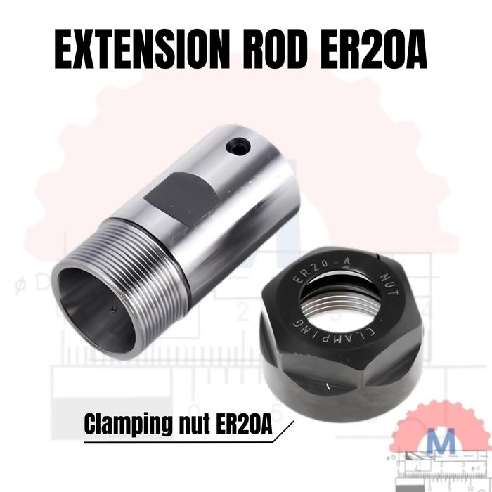 ER20A Collet Chuck Extension Rod Adapter