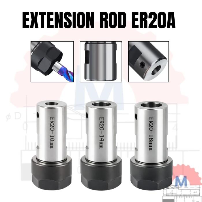 ER20A Collet Chuck Extension Rod Adapter