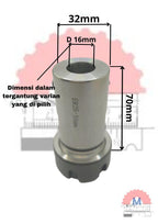 ER25A Collet Chuck Extension Rod Adapter C32 70L