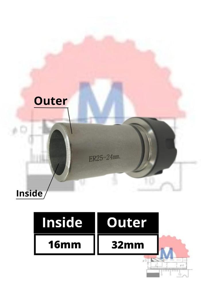 ER25A Collet Chuck Extension Rod Adapter C32 70L