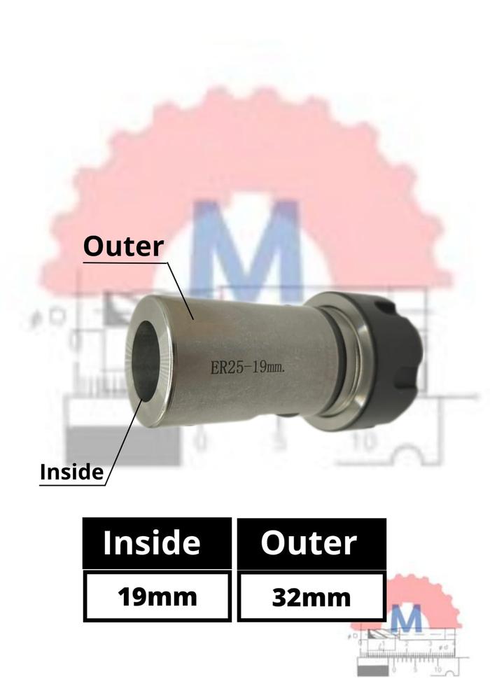 ER25A Collet Chuck Extension Rod Adapter C32 70L