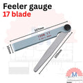 Alat pengukur Celah 0.02 - 1 mm Feeler gauge 17 Blade