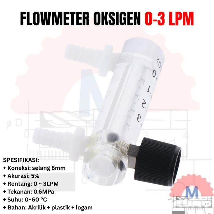 Rotameter Flow Meter Oxygen Air Gas Flowmeter