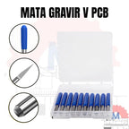 PCB Engraving V Bit 0.1mm Tip 3.175mm Shank