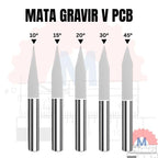 PCB Engraving V Bit 0.1mm Tip 3.175mm Shank