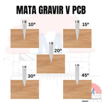 PCB Engraving V Bit 0.1mm Tip 3.175mm Shank
