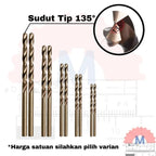 Mata Bor Besi HSS Cobalt Drill Bits HSS Diameter 1mm-10mm