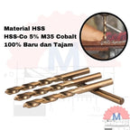 Mata Bor Besi HSS Cobalt Drill Bits HSS Diameter 1mm-10mm
