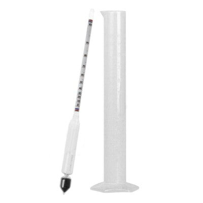 Alcohol Hydrometer Ethanol Tester Set 0-50 & 0-100