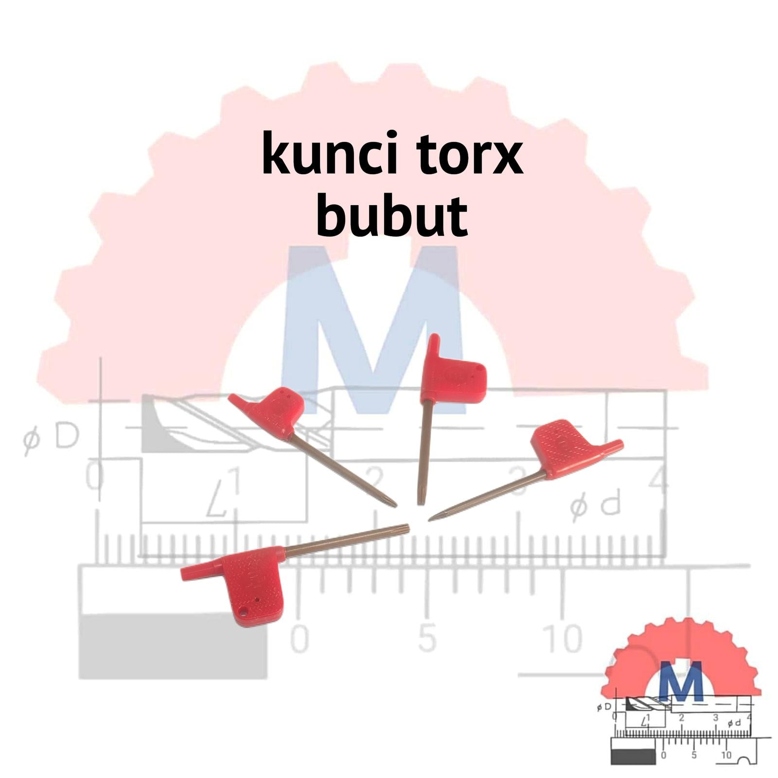 Kunci Holder Bubut Bintang Torx T Series
