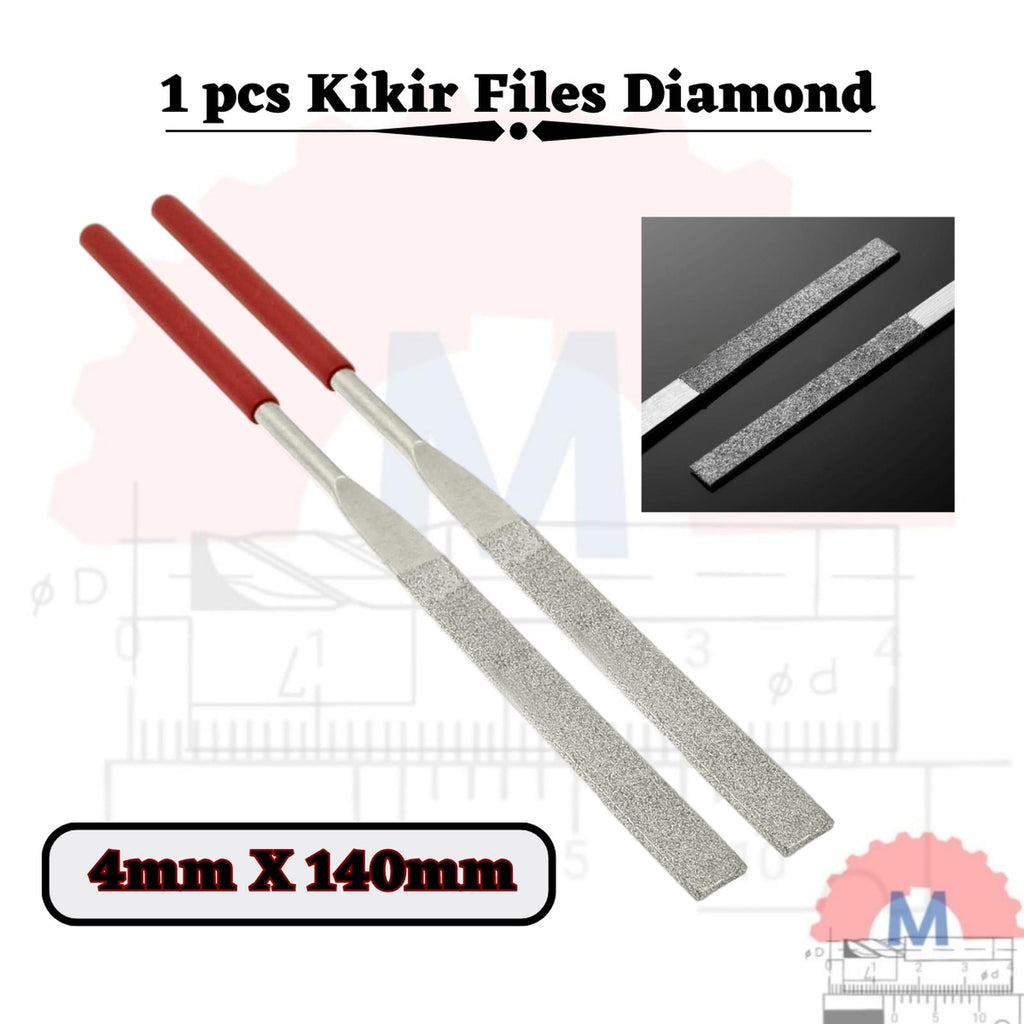 Kikir Diamond Mini 4mm x 140mm Finishing Tool