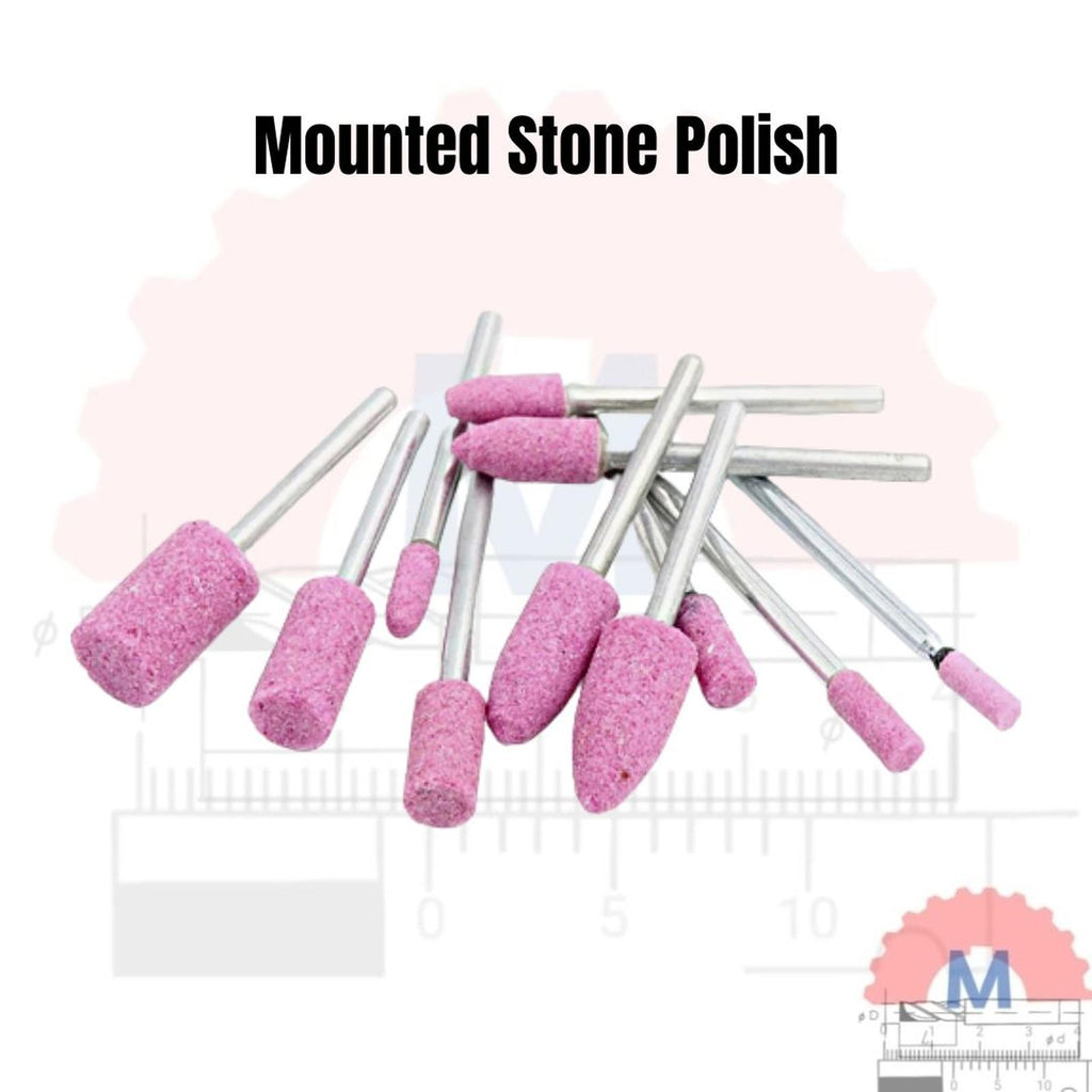 Mounted Stone Grinding Bit 3mm Shank Polishing Tool