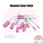 Mounted Stone Grinding Bit 3mm Shank Polishing Tool