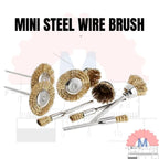 Steel Wire Brush Mini Grinder 3mm Shank Cleaning Tool