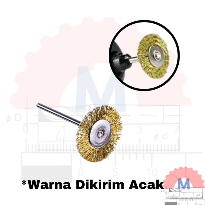 Steel Wire Brush Mini Grinder 3mm Shank Cleaning Tool