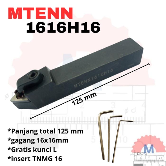 Stang Bubut Netral MTENN Holder TNMG External Tool Holder Series