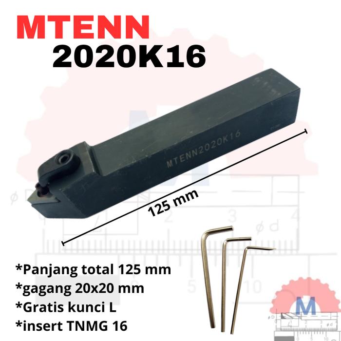 Stang Bubut Netral MTENN Holder TNMG External Tool Holder Series