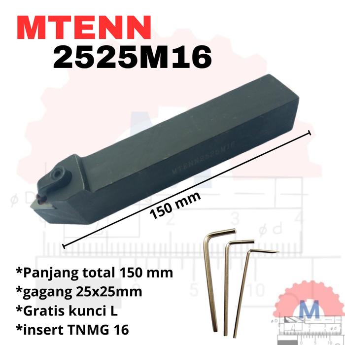 Stang Bubut Netral MTENN Holder TNMG External Tool Holder Series