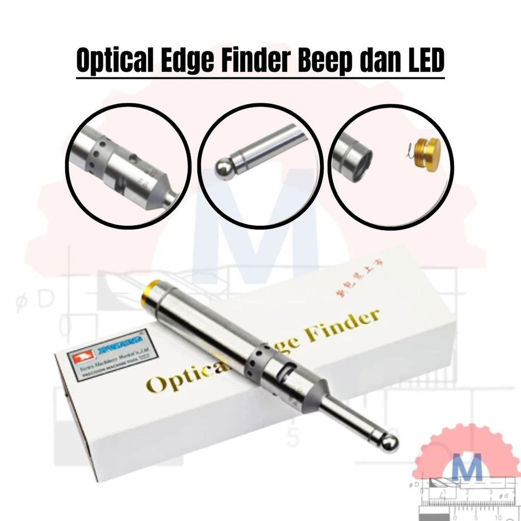 Optical Edge Finder LED Beep Sensor 20mm Centro Fix CNC