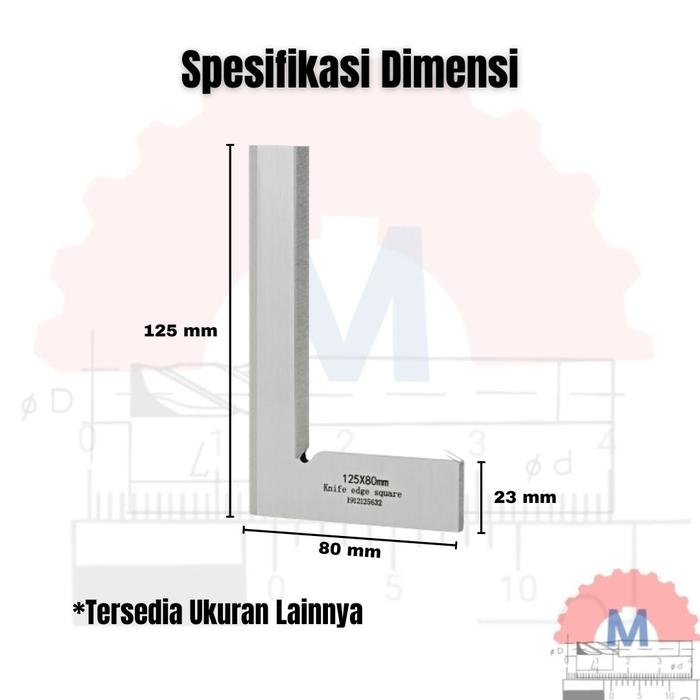 Precision Square 90 Derajat Siku Presisi Angle Square