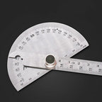Protractor 180 Derajat Stainless Steel Penggaris Busur Derajat