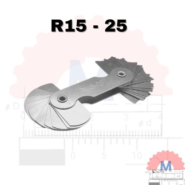 Mal Radius Inside Outside Set / Radius Gauge Set Inside Outside Fillet Gauge
