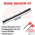 Stang Bubut Dalam SDUCR Insert DCMT Internal Turning Tool (Tanpa Insert)