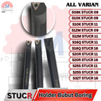 Stang Bubut Dalam STUCR Holder TCMT Internal Turning Tool (Tanpa Insert)