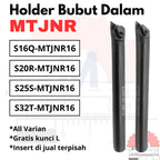 Stang Bubut Dalam MTJNR Holder TNMG (Tanpa Insert) Internal Turning Tool