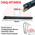 Stang Bubut Dalam MTJNR Holder TNMG (Tanpa Insert) Internal Turning Tool