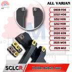 Stang Bubut Luar SCLCR Holder CCMT (Tanpa Insert) External Turning Tool