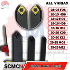 Stang Bubut Luar SCMCN Holder CCMT (Tanpa Insert) External Turning Tool