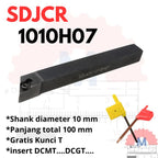 Stang Bubut Luar SDJCR Holder DCMT (Tanpa Insert) External Turning Tool