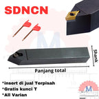 Stang Bubut Luar SDNCN Holder DCMT (Tanpa Insert) External Turning Tool