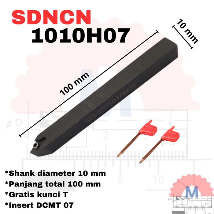 Stang Bubut Luar SDNCN Holder DCMT (Tanpa Insert) External Turning Tool