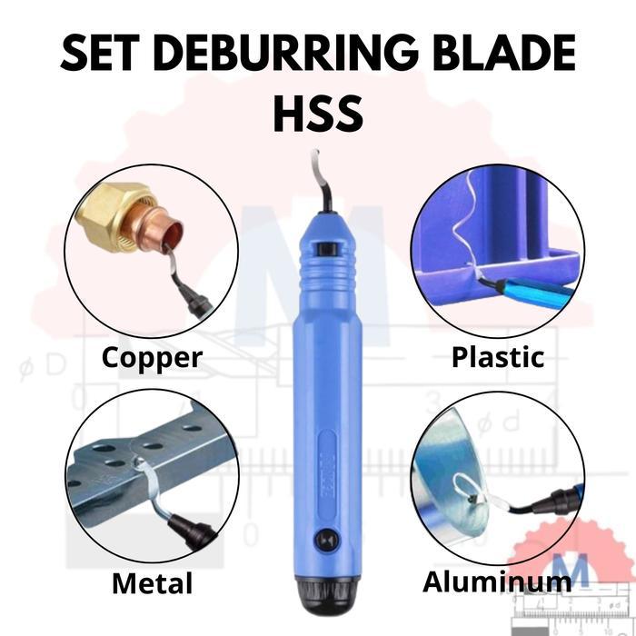 Deburring Tool Set / Pisau Burr Pembersih Serpihan Scraper
